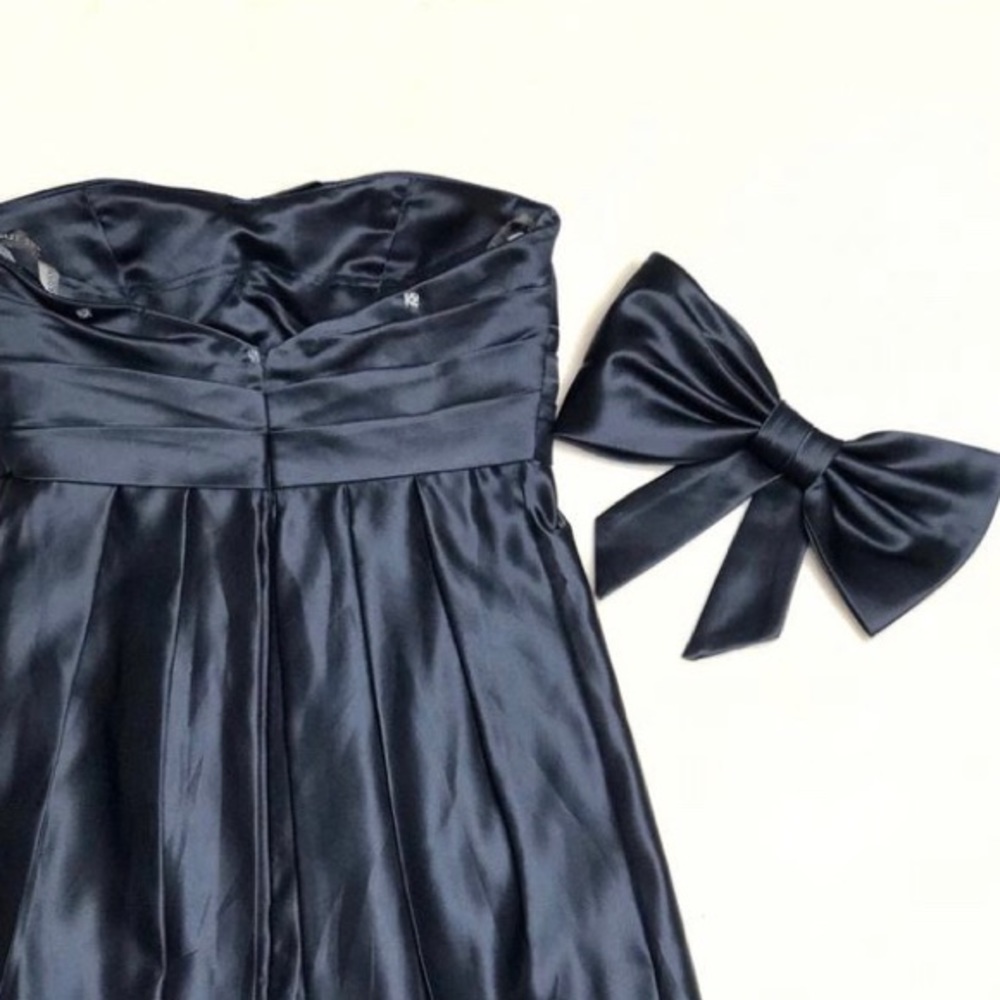 Bill Levkoff | Strapless with back bow dress